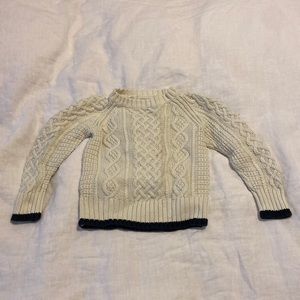 Crewcuts cable knit sweater